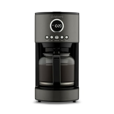 Cuisinart 12-Cup Programmable Coffeemaker, Stainless Steel Black