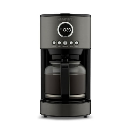 Cuisinart Stainless Steel 12-Cup Coffee Machine, Black