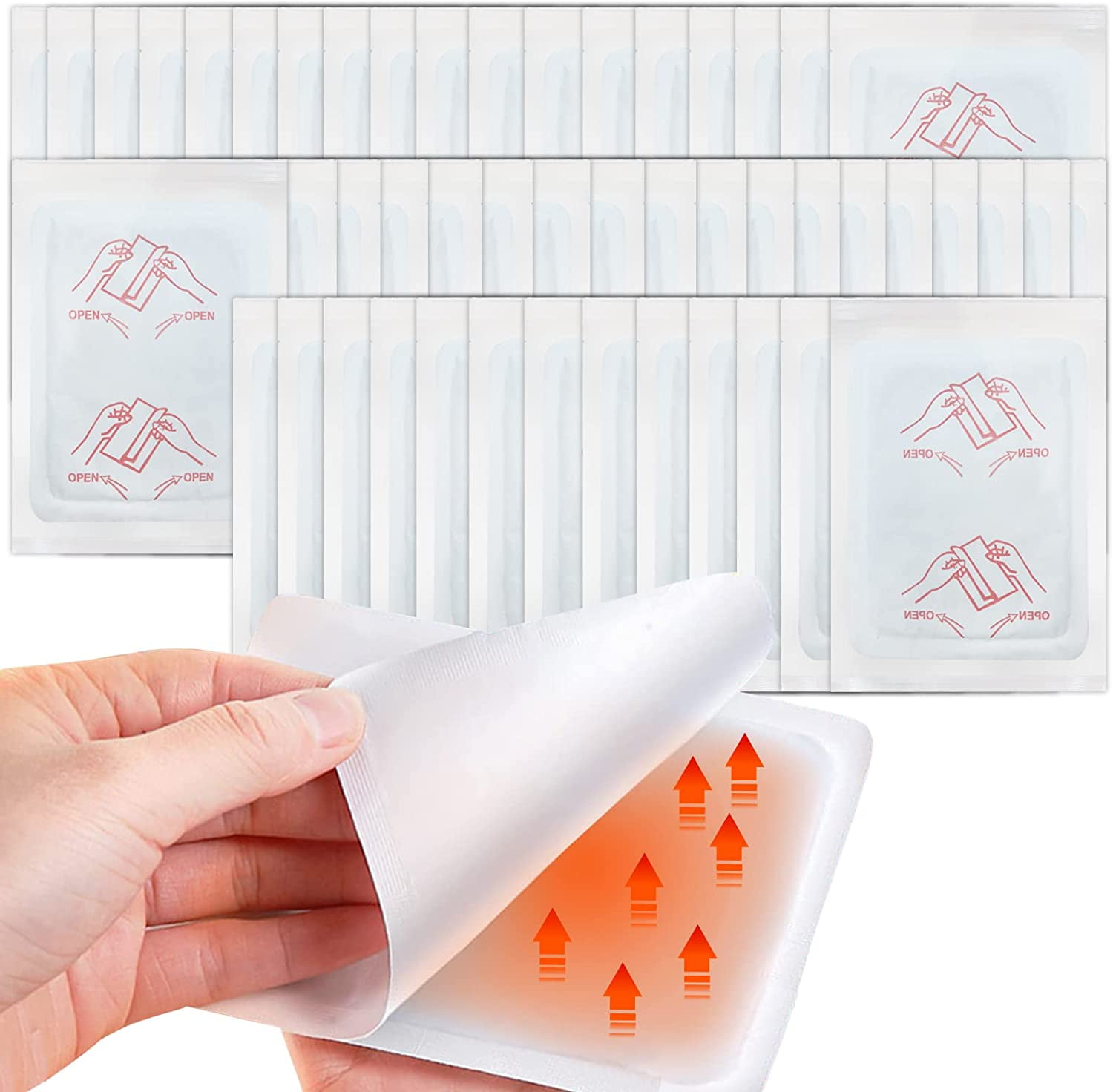 Madala Winter Disposable Hand Warmers Bulk, 50Pcs Pocket Warmers Heat