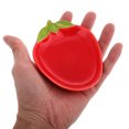 thumbnail image 4 of TABLZONE 2Pcs Fruit Plates Porcelain Red Ceramic Snack Dishes For Salads Designed For General Users, 4 of 6