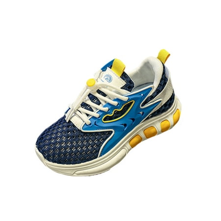 

Gomelly Boy s Hiking Comfort Round Toe Trainers Walking Nonslip Running Shoe Breathable Low Top Sneakers