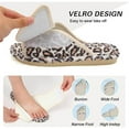 thumbnail image 5 of Leisfit Women's Diabetic Memory Foam Slide Slippers, Adjustable Open Toe Wide, 5 of 7