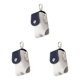thumbnail image 1 of Toystoory Bolsa de almacenamiento de pelotas de golf Textura de gama alta Impermeable Durabilidad portátil Colgando Cuero Hecho en azul profundo Type1 NO1, 1 of 6