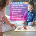 thumbnail image 2 of DIY Shoe Lace Tying Board - Learn to Tie Your Shoe Laces Wooden Puzzle Peg Board for Kids Ages 3 and Up  Shoe Lace Training Learning Activity Set, 2 of 7