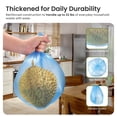 thumbnail image 4 of 100 Count Biodegradable 4-6 Gallon SmallTrash Bags,20 Liter,5 Rolls Kitchen Bathroom Bedroom Trash Can Liners, Plant-Based Leakproof Garbage Bags for Home Office Use,Multiple colors, 4 of 9
