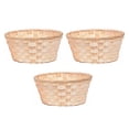 thumbnail image 2 of SHISUYAN 3Pcs Bamboo Baskets Useful Storage Baskets Lightweight Baskets for Home, 2 of 8