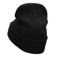 thumbnail image 2 of The Liberty Bell Embroidered 12 Inch Long Knitted Beanie - Black OSFM, 2 of 5