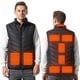 thumbnail image 2 of Chaleco calefaccionado para hombres y mujeres, chaleco calefactor eléctrico de invierno de 9 zonas, 2 of 8