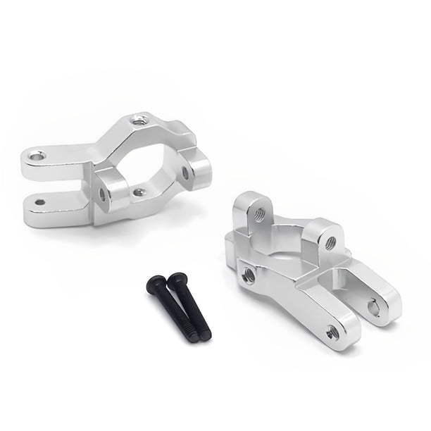 Riwesomey 2 unids/set coche de Control remoto C Base Metal actualización modelo modificación reemplazo para WLtoys 12429 12427 12428 12423 Herramientas y ferretería Plata Riwesomey TO011807-03B