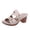 Beige, variant on Vedolay Women's Shoes Womens Wedges Pointed Toe Slip On Office Wedding High Heels Summer Pumps Shoes,Green 8