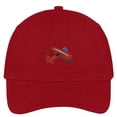 thumbnail image 1 of Trendy Apparel Shop Biplane Embroidered Cap Premium Cotton Dad Hat, 1 of 2