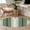 Green, variant on Red Vertical Striped Round Area Rug 4 FT, Non Slip Indoor Outdoor Rug, Farmhouse Minimalist Abstract Lines Washable Soft Circular Carpet Non-Shedding Floor Mat for Coffee Table Nursery Foyer Balcony