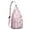 Pink-21, variant on Waterproof Hiking Sling Backpack for Women – Lightweight Floral Crossbody Chest Bag with Adjustable Strap, Botanical Wildflower Travel Backpack for Outdoor & Everyday Use