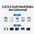 thumbnail image 4 of ACASIS 3.5-inch Dual-Bay External HDD SSD Disk Array Enclosure 5GBS USB 3.0 to SATA , Support 18TB, 4 of 11