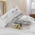 thumbnail image 3 of Outdoor Pillow Cover Vintage Brick Wall Set of 2 Waterproof Throw Pillowcases White Gray Decorative Patio Furniture Pillows for Couch Garden Indoor & Outdoor Use, 3 of 9