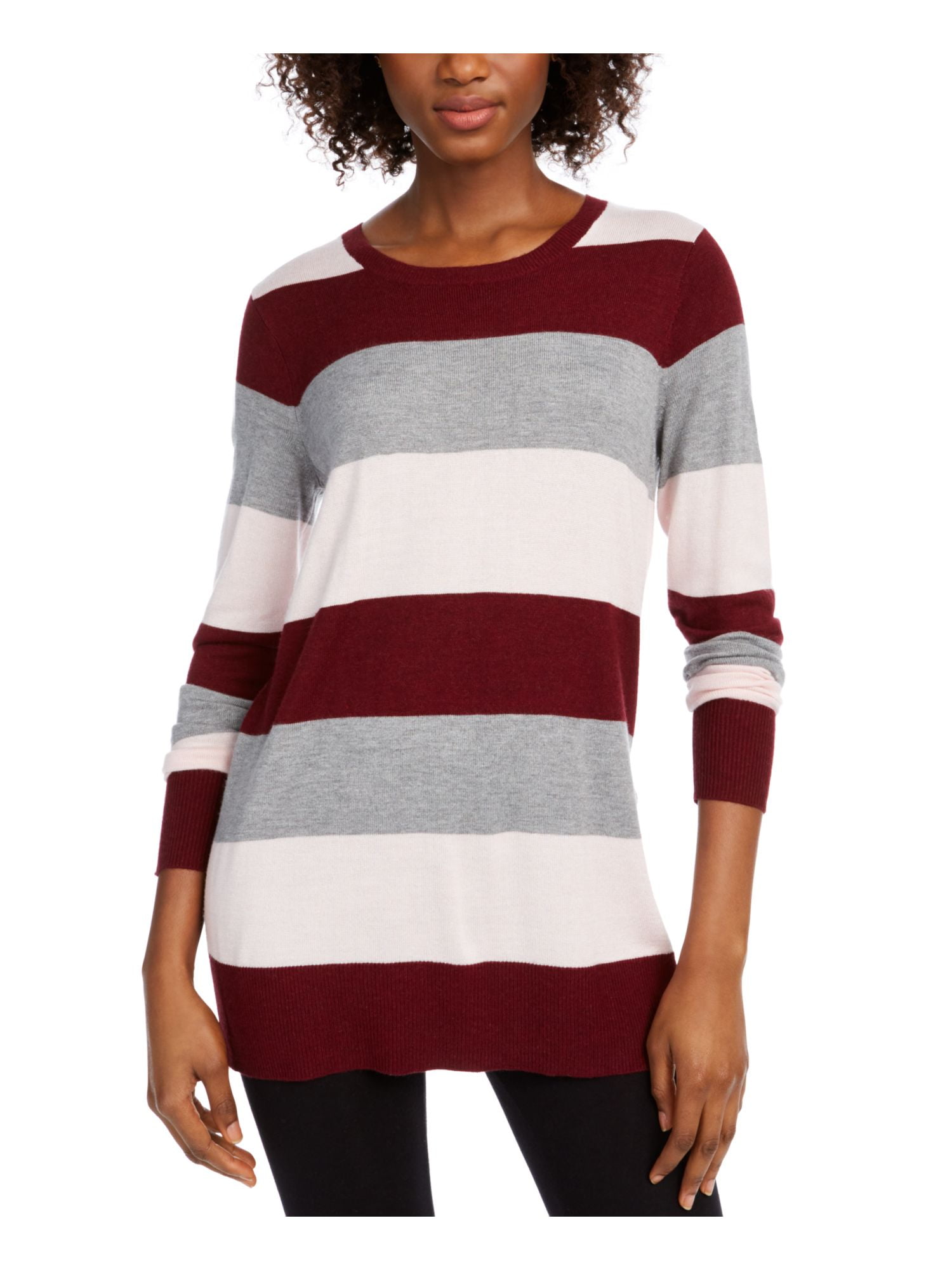 MAISON JULES Womens Color Block Long 