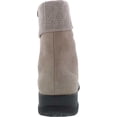 thumbnail image 4 of Women's Drew Kalm Slouch Ankle Boot Stone Microsuede 12 N, 4 of 5