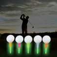 thumbnail image 4 of Yooshoverk Glow in Dark Golf Tees Rubber Flexible Unbreakable Night Play 50 Pack with Carrying Case, 4 of 6
