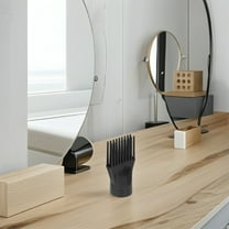 Milisten Lightweight Black Hair Dryer Brush Attachment Easy to Install for Fast Hair Drying