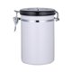 thumbnail image 1 of Tarro de acero inoxidable 304 para almacenar granos de café, tarro sellado, tarro para té, tarro para almacenar leche en polvo, tarro para granos de café, 1 of 6