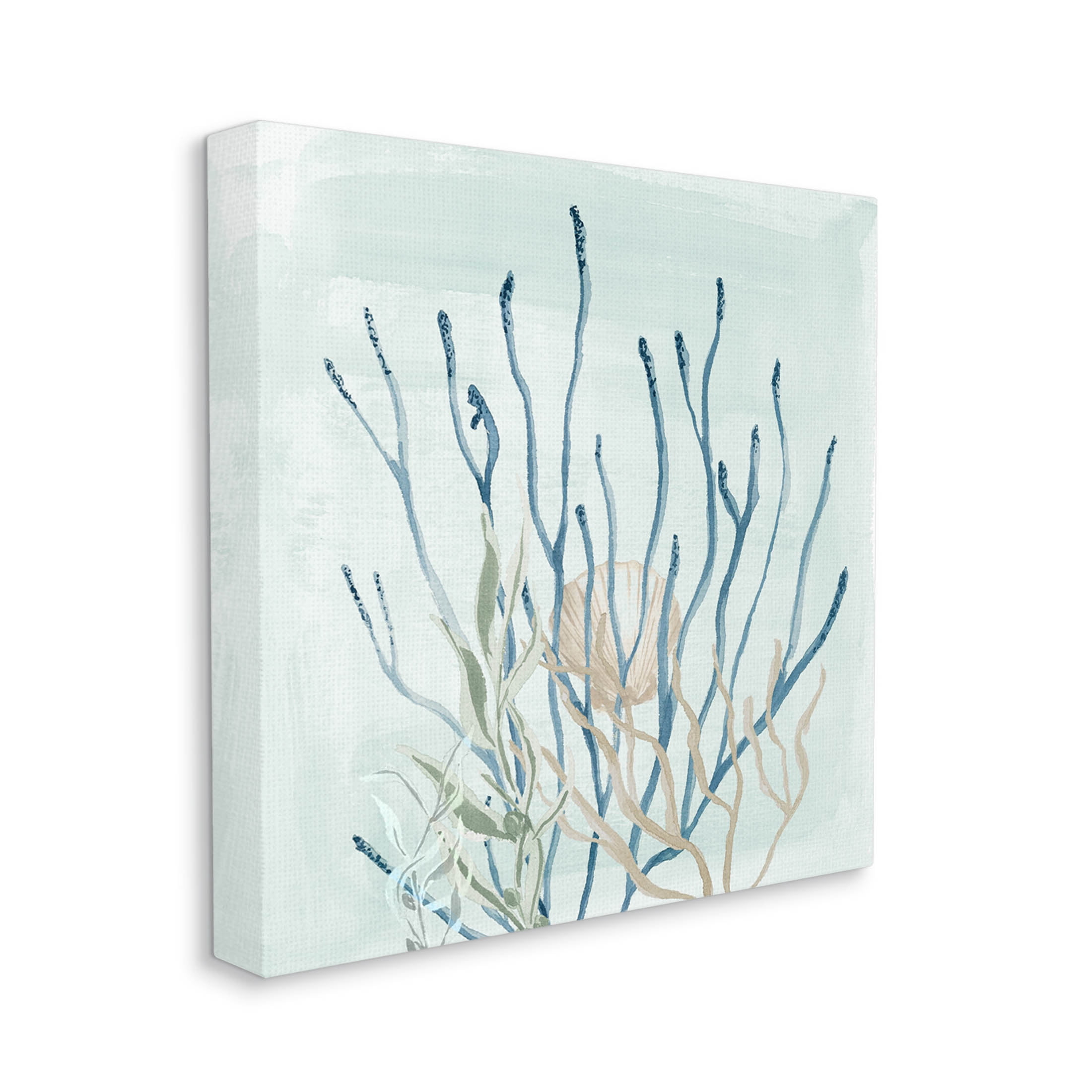 Layered Water Sea Life Coral Animals & Insects Graphic Art Gallery Wrapped Canvas Print Wall Art