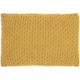 thumbnail image 1 of 14 x 20 in. Mustard Yellow Chunky Braid Lumbar Pillow, 1 of 1