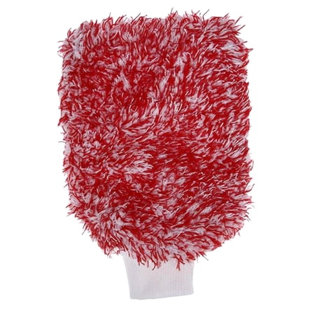 Car Wash Effective Washing Scratch Free Microfiber for Motorcycles Boats , Red
