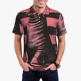 thumbnail image 2 of Salouo Graphic Seal On Stripes for Men's Short Sleeve Polo Shirts,Polo Shirts for Men Performance Short Sleeve Golf Shirt Athletic Casual Collared T-Shirt-XX-Large, 2 of 8