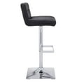 thumbnail image 2 of Sunpan Stafford 25.5 - 33.5" Modern Faux Leather Adjustable Stool in Black, 2 of 3
