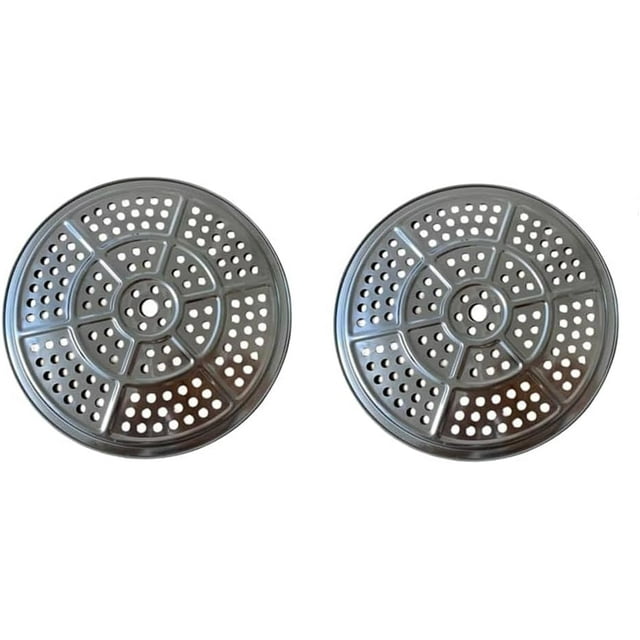2-Pack 11.8-Inch Pressure Cooker Canner Rack/Canning Rack for Pressure Canner - Stainless Steel Canning Rack Round Steamer Rack for Canner Steamed Stuffed Bun Dumpling Vegetables Fish