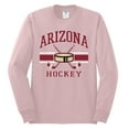 thumbnail image 2 of Wild Bobby City of Arizona Hockey Fantasy Fan Sports Men's Long Sleeve Shirt, Light Pink, Medium, 2 of 5