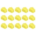 thumbnail image 1 of Unique Bargains 15pcs RJ45 Port Duct Covers Caps Plugs Protector for Laptop PC Ethernet RJ45 Female Plug, Yellow, 1 of 4