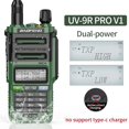 thumbnail image 1 of 2023 Baofeng UV-9R Pro V1 V2 impermeable IP68 Walkie Talkie tipo c cargador potente UHF VHF de largo alcance UV-9R Plus Ham CB Radio Tan Jianjun unisex, 1 of 2
