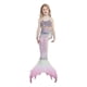 thumbnail image 4 of 3pcs Mermaid Tails Kids Swimsuit Costumes With Monofins Bikini Swimming Cosplay Little Mermaid Tail For ChildrenS(105-115cm height), 4 of 4