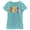 Tahiti Blue, variant on Girl's Pokemon Character Box-up Rainbow Graphic Tee Tahiti Blue Medium