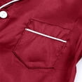 thumbnail image 6 of Cethrio Girls Pajama Sets, Spring Fall Collared Comfy Long Sleeve Girls' Sleepwear Red Size 4-13T, 6 of 9