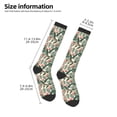 thumbnail image 5 of Daiia Sports Socks Palm Trees and Tropical Printed Novelty Crew Socks for Men Women Knee High Socks Cotton Socks Soft & Breathable Support Unisex Socks, 5 of 9
