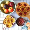 thumbnail image 4 of Nvzi 200 mini moldes de papel de aluminio, ideales para hornear tartas, quiches, pudines, etc., 4 of 5