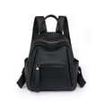 thumbnail image 2 of PRIYAL Backpack Purse for Women PU Leather Small Backpack Fashion Multi Pockets Casual Daypacks Ladies Travel Shoulder Bags Grey, 2 of 10