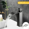 thumbnail image 4 of Laluztop 2in1 Kitchen Faucet Bathroom Faucets Sink Bowl Mixer Tap Hot Cold Single Handle Waterfall, 4 of 9