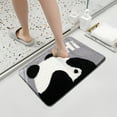 thumbnail image 2 of LACKUST Faux Sheepskin Bathroom Rugs Entrance Mat - Non-Slip Easy Care Bath Mats for Bathroom and Restroom,23.6x15.7in,White, 2 of 6