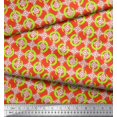 thumbnail image 2 of Soimoi Poly Georgette Fabric Dot,Circle & Honeycomb Design Geometric Decor Fabric Printed Yard 52 Inch Wide, 2 of 3