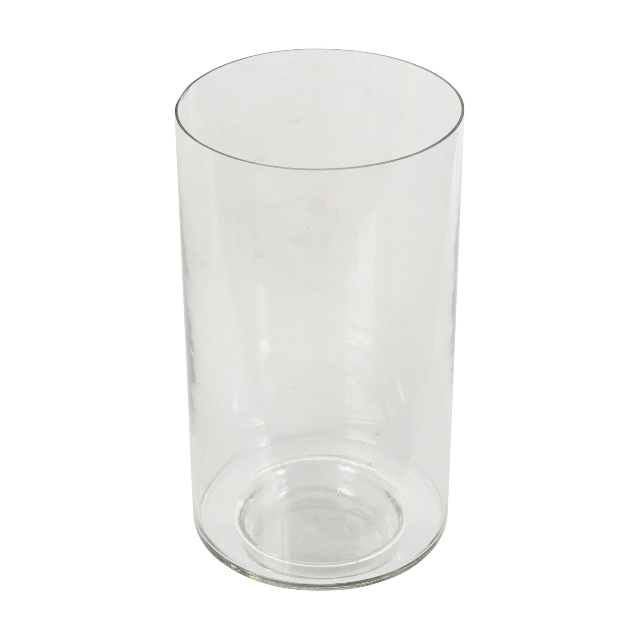 DecMode 12" Wide Glass Vase