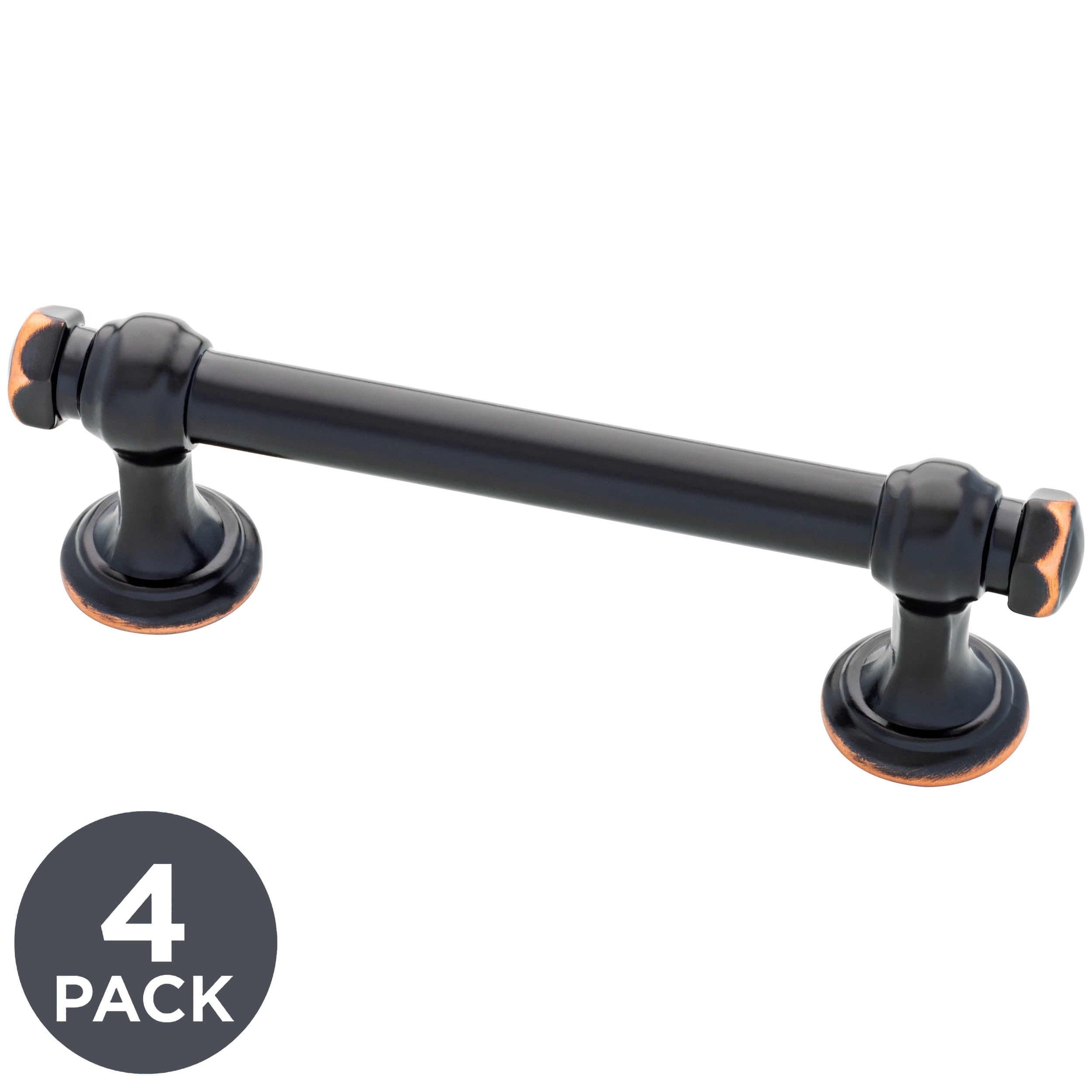 Oil Rubbed Bronze Pocket Door Finger Cup Pulls - 2-1/8 Inch, Pack Of 4, Designers Impressions Brand