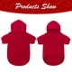 thumbnail image 2 of Sudadera con capucha para perros KOOLTAIL Basic, suave y cálida, para perros de talla XL, color rojo, 2 of 7
