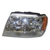 Crown Automotive 55155577AE CAS55155577AE HEADLAMP (LEFT) Fits select: 2001-2004 JEEP GRAND CHEROKEE