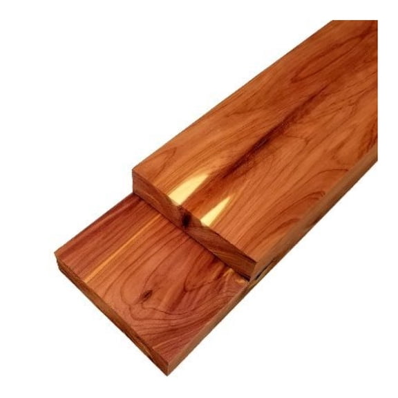 Cedar (Aromatic) Lumber - 3/4" x 4" (2 Pieces) (3/4" x 4" x ")