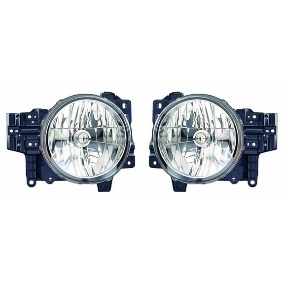 For Toyota FJ Cruiser 2007-2014 Headlight Assembly Pair Driver and Passenger Side DOT Certified For TO2502173