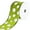 Kiwi, variant on Glittered Jumbo Polka Dots Satin Wired Ribbon, 2-1/2-Inch, 10-Yard - Kiwi