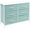 Pastel Aqua, variant on Sorbus  Dresser Storage Chest Organizer Nightstand - 6 Drawers Aqua